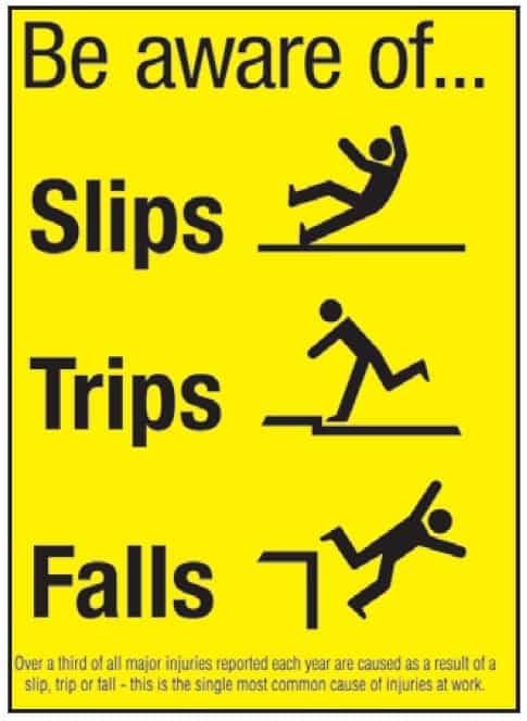 Slip Trip Fall Safety Tips