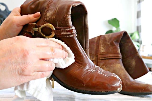 Condition Leather Boots With Household Items