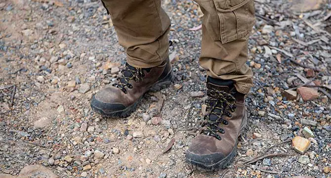 Support walking on concrete