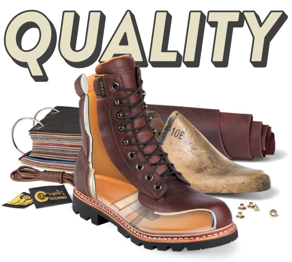 Material and quality of chippewa