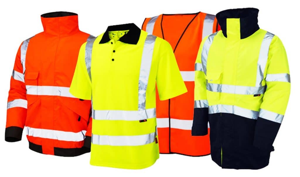 colors of the high visibility clothing