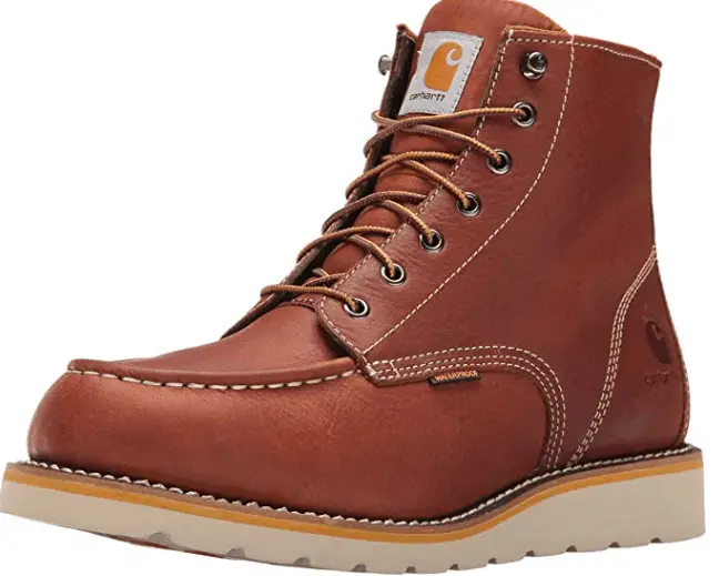 Carhartt Men's 6-Inch Waterproof Wedge Soft Toe Work Boot