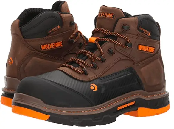 WOLVERINE Men's Overpass 6 Composite Toe Waterproof Work Boot