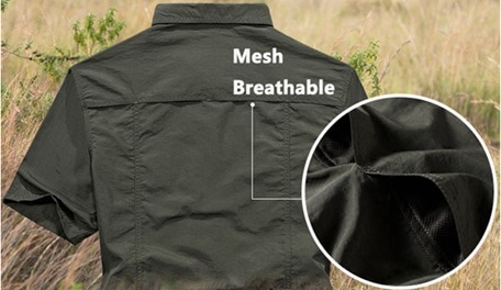 Breathable work shirts