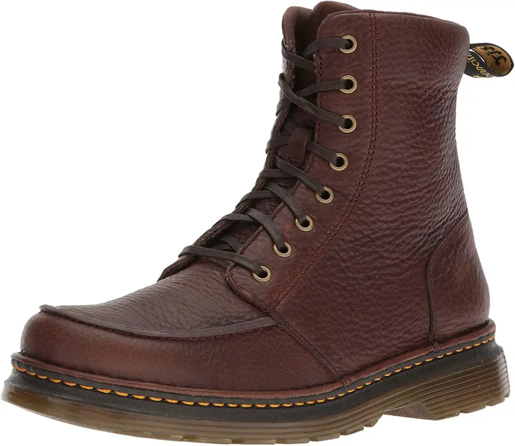 Dr Martens Lombardo Leather Moc Toe Men Work Boot