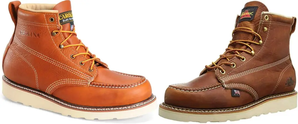 Carolina Moc Toe Boots Vs. Thorogood