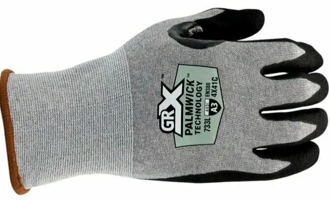 GRX 733 Palmwick Nitrile Coated Work Gloves