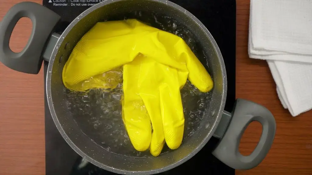 Heat Method to Shrink Plastic Gloves 