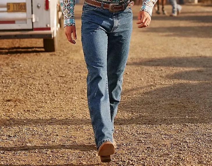 Cowboy cut jean