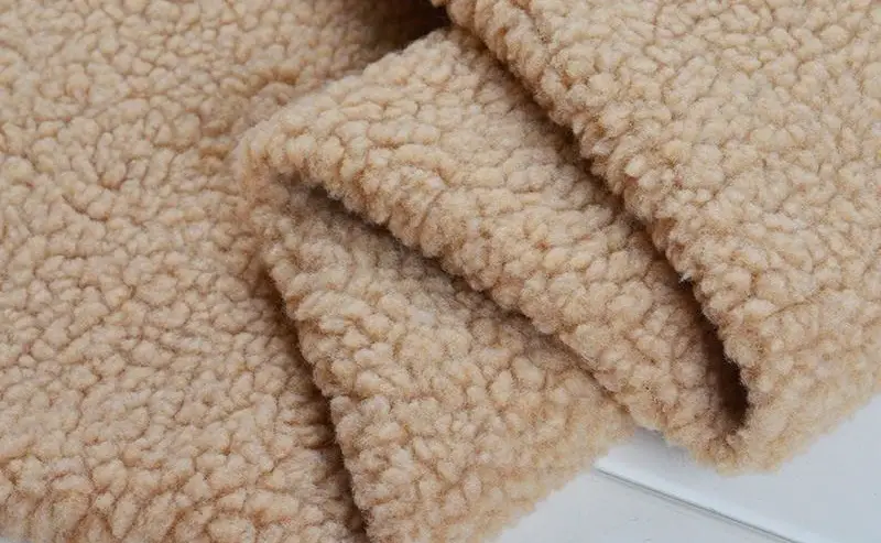 Sherpa faux fur fabric