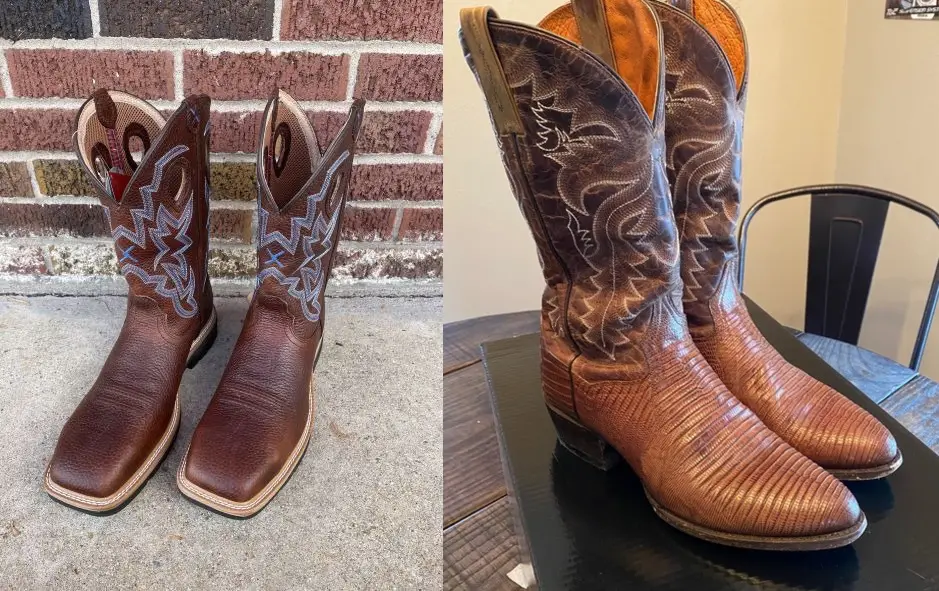 Difference Between Square Toe and Round Toe Cowboy Boots