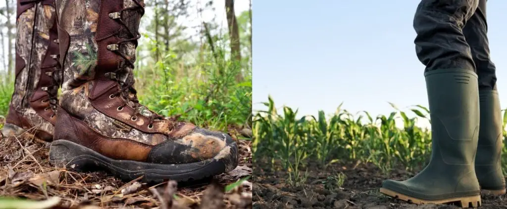 Snake Boots or Rubber Boots