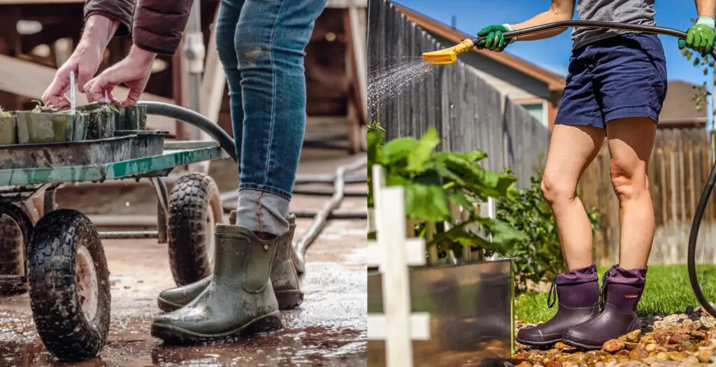Rain Boots vs Garden Boots