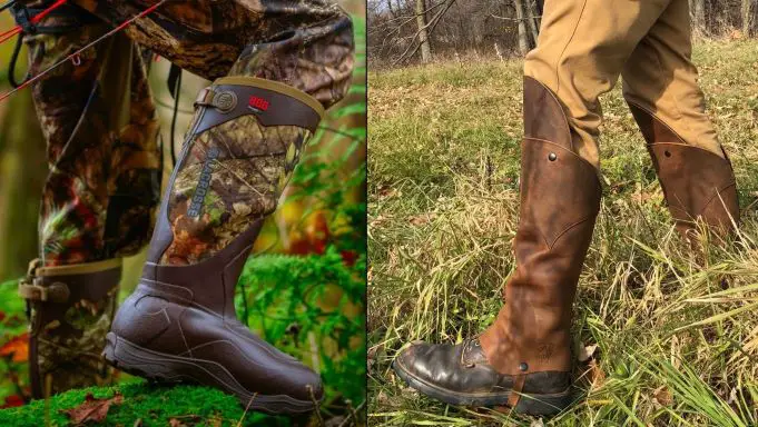 Rubber vs Leather Hunting Boots