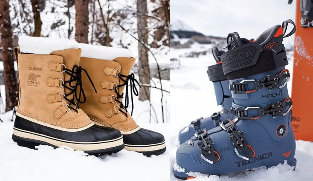 Snow Boots Vs Ski Boots What's The Difference? Work Gearz