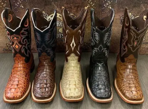 Crocodile cowboy boots