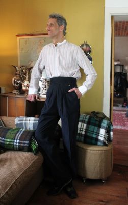 vintage slacks that are high-waisted