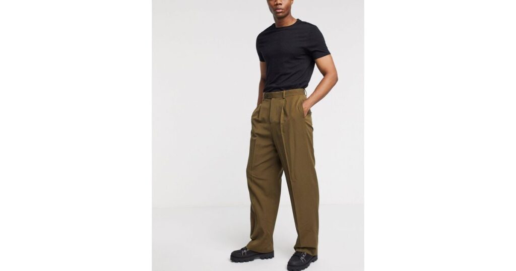 High-waisted Trousers