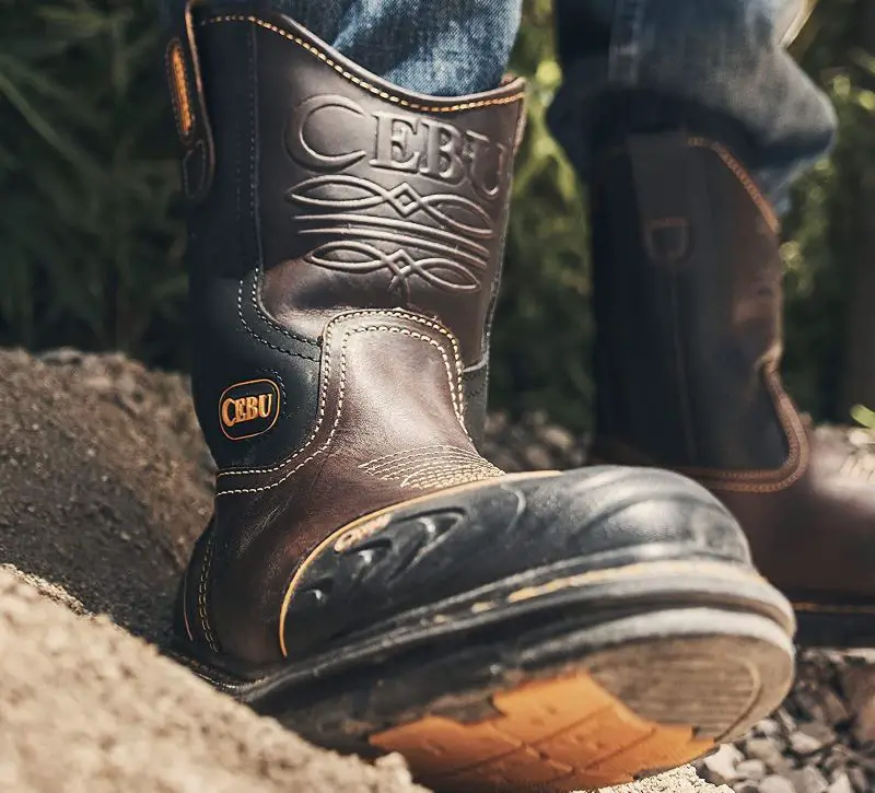 Cebu Farmer Cowboy Work Boots For Men